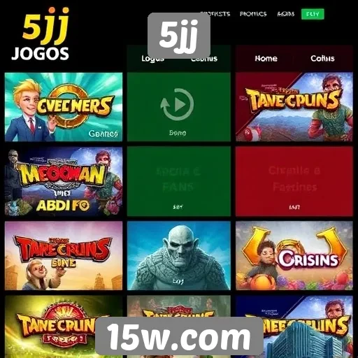 Comparativo entre 5jj e outros sites de jogos